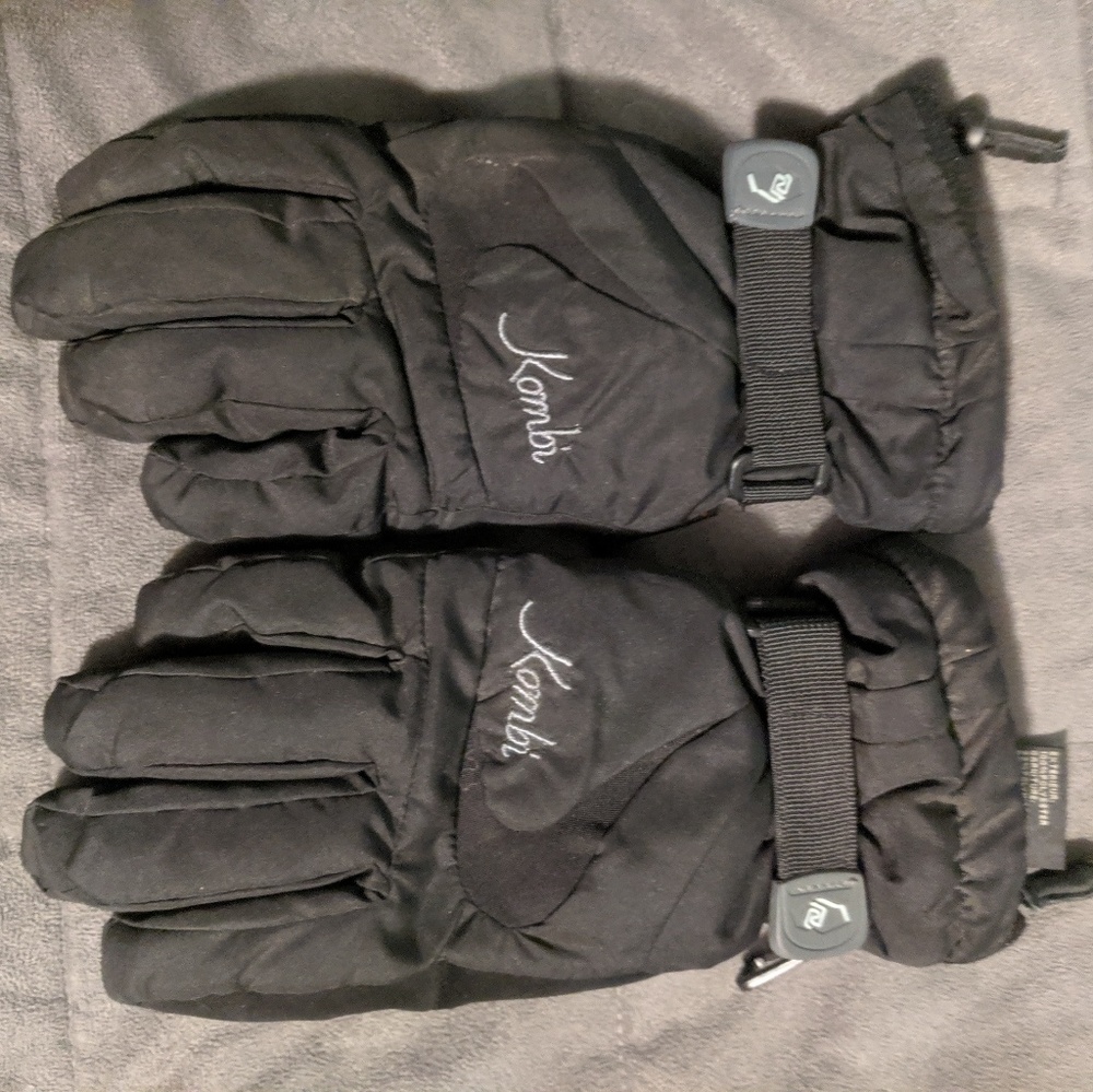 L.L. Bean Kombi Black Winter Gloves L